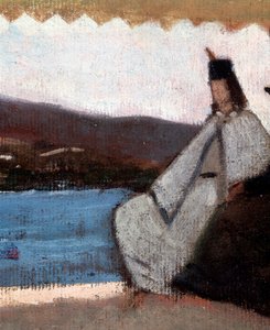 パルミエリの回廊」詳細画 ジョバンニ・ファットリ（1825-1908）作