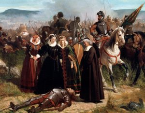 1568年5月13日に戦われたランサイドの戦いでのスコットランド女王メアリー 詳細 - 絵画 作： Giovanni Fattori