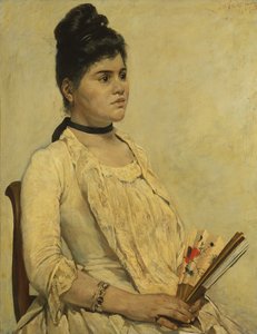 継娘の肖像 作： Giovanni Fattori