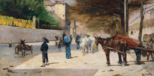 プリンス・アメディオ・アベニュー 作： Giovanni Fattori