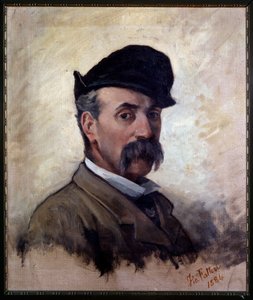 59歳の時の自画像（絵画 作： Giovanni Fattori