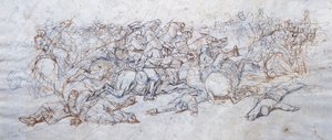 ウーランズチャージ 作： Giovanni Fattori