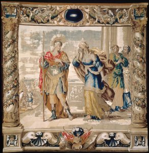 エネアス、ディドに別れを告げる 作： Giovanni Francesco (1610 62) Romanelli