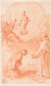 祭壇画のプロジェクト 作： Giovanni Francesco Barbieri