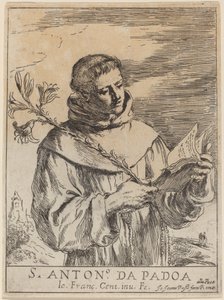 パドヴァの聖アントニオ 作： Giovanni Francesco Barbieri, called Guercino