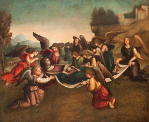 修復後の聖母の葬式 作： Giovanni Francesco Caroto