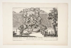 Le Fontane Ne Palazzi e ne Giardini di Roma, Parte Terza [ローマの噴水、宮殿、庭園の第 3 部] 作： Giovanni Francesco Venturini