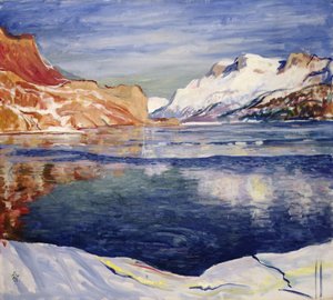 Lago hai gela (凍結のような)、maloj 作： Giovanni Giacometti