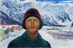 自画像、1899 年。 作： Giovanni Giacometti