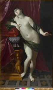 クレオパトラの死、1625-26 作： Giovanni Giacomo Sementi