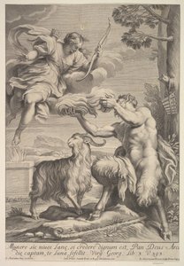 1675年から1741年にかけてダイアナが箔押ししたパン。 作： Giovanni Girolamo Frezza