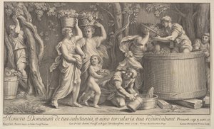 ヴィンテージ シーン、1704 年。 作： Giovanni Girolamo Frezza