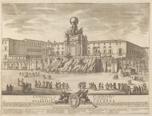 「中国」祭のためのヤヌス神殿 作： Giovanni Girolamo Frezza after Alessandro Specchi
