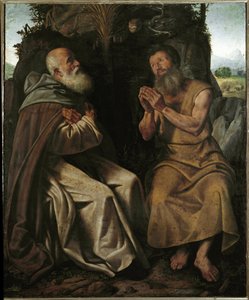 聖アンソニー修道院 作： Giovanni Girolamo Savoldo