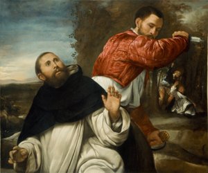殉教者聖ペテロの死 作： Giovanni Girolamo Savoldo