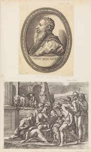 羊飼いの礼拝。 作： Giovanni Jacopo Caraglio