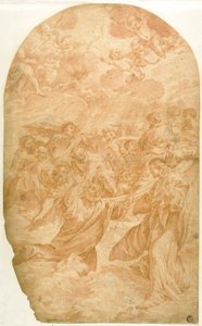 水の上を歩くように聖ペテロを召喚するキリスト 作： Giovanni Lanfranco