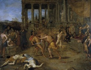 剣闘士の戦い 作： Giovanni Lanfranco