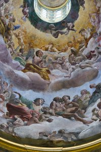 楽園の栄光、詳細 作： Giovanni Lanfranco