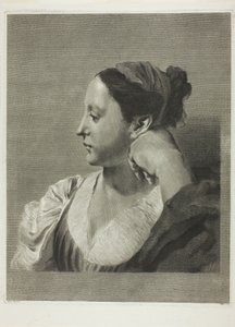 プロフィールの若い女性 作： Giovanni Marco Pitteri