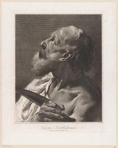 使徒バーソロミュー Saint Bartholomew (オブジェクトのタイトル) 使徒（シリーズタイトル） 作： Giovanni Marco Pitteri