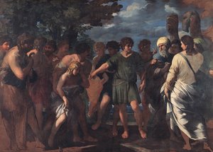 ジョセフは兄弟によって売られました、1636-1641 作： Giovanni Maria Bottala