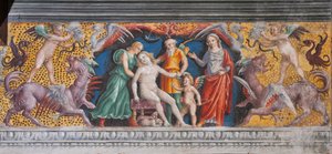 The astrological sign of Virgo, Chamber of the Zodiac (Camera dello Zodiaco), detail of 2384726   1399584   ja       japanese Successfully Translated  Original: Hercules Farnese Translat: Hercules Farnese 1365278 ja japanese Successfully Translated Origina 作： Giovanni Maria Falconetto