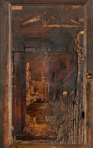 1484年にジョヴァンニ・マリア・プラティナによって象嵌されたリグナイの正典的聖歌隊、スーペリア・ストール 作： Giovanni Maria Platina