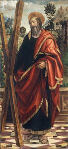 セント・アンドリュー、1496年頃（パネルに油彩） 作： Giovanni Martino Spanzotti