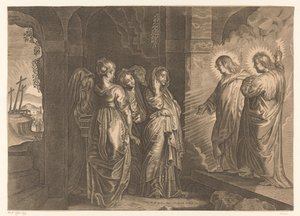 キリストの墓の聖女たち 作： Giovanni Merlo (attributed to)