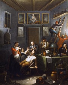 ジョヴァンニ・ミケーレ・グラニエーリ（1736-1752年活躍）が描いた「医者」。 作： Giovanni Michele Granieri