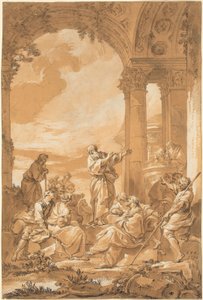 アテネで説教する聖パウロ 作： Giovanni Paolo Panini