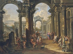 ベセスダのプール 作： Giovanni Paolo Pannini