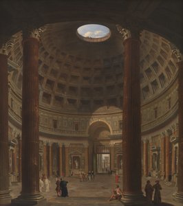 パンテオン、ローマの内部 作： Giovanni Paolo Pannini