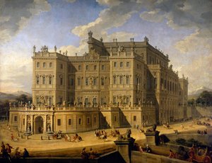 リボリ城の眺め 作： Giovanni Paolo Pannini