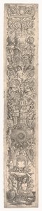 装飾パネル: 子供が乗ったトリトン、c. 1505-1515。 作： Giovanni Pietro da Birago