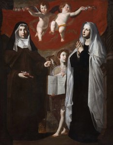 ハンガリーの聖エリザベート（sainte Elisabeth de Hongrie ou de Thuringe 作： Giovanni Ricca