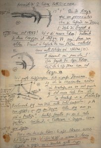 Manuscrito de Giovanni Schiaparelli (1835-1910) com notas sobre estudos de Marte realizados entre 1888 e 1891 作： Giovanni Schiaparelli