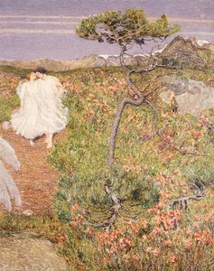 イタリア、「命の泉」での恋 作： Giovanni Segantini