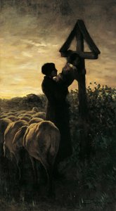 ジョヴァンニ・セガンティーニ（1858-1899）の「キス・クロス」。