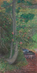 パインツリー、c。 1897 作： Giovanni Segantini