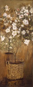 ツツジの鉢植え 作： Giovanni Segantini