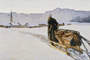 森からの帰還 作： Giovanni Segantini
