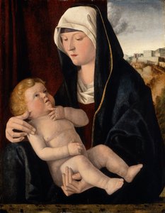 マドンナと子供 作： Giovanni Workshop of Bellini