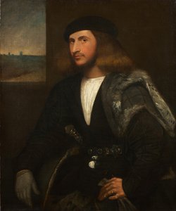 ヴェネツィアの貴族の肖像（油彩・キャンバス 作： Giovanni de Busi Cariani