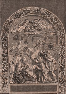 Giovanni della Robbia (1469-1529 または 1530) による降誕、ピナコテカ ディ チッタ ディ カステッロ、ウンブリア、イタリア、Le cento citta d