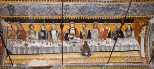 キリストの受難の物語イエスの弟子たちとの最後の晩餐 作： Giovanni di Cherasco Botoneri