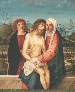 聖母マリアと聖ヨハネのピエタ 作： Giovanni di Niccolo Mansueti