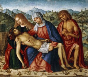 ピエタ、 作： Giovanni di Niccolo Mansueti