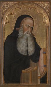 聖アンソニー、1350年頃 作： Giovanni di Nicola
